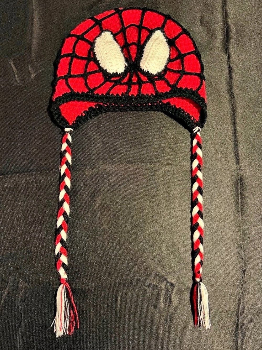 Kids Handmade Crochet Spider-Man Hat